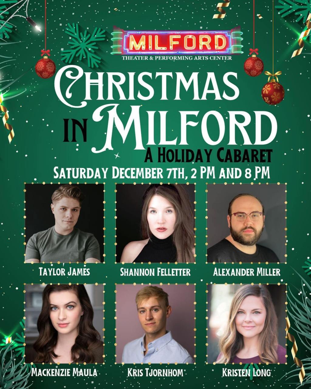 Christmas in Milford, A Holiday Cabaret